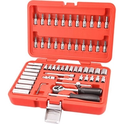 EXTOL PREMIUM Hlavice nástrčné, sada 57ks, CrV, 1/4"