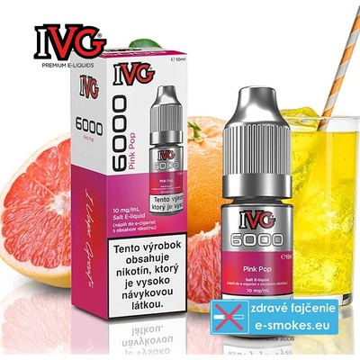 IVG 6000 Salt Pink Pop 10 ml 10 mg