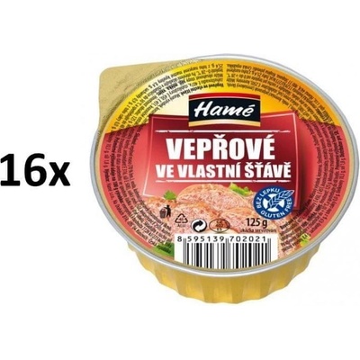 Hamé Bravčové vo vlastnej šťave 16 x 125 g