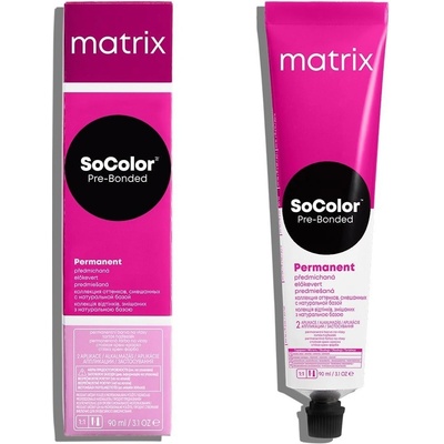 Matrix SoColor Pre-Bonded Blended na vlasy 6Mm Dunkelblond Mocca 90 ml