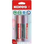 Kores Лепило в пастелна кутия, 2x20 g, KORES, смесени цветове 12827 (12827)