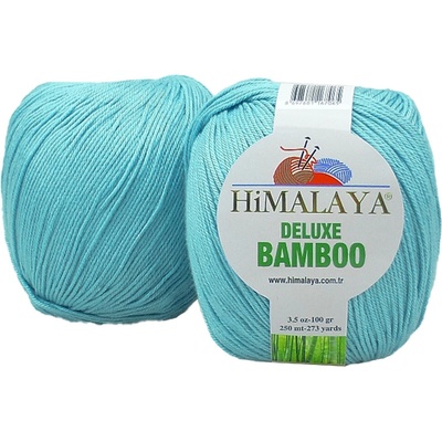 Himalaya příze DeLuxe Bamboo_124-16 světlejší modrá