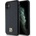 DKNY Кейс DKNY Leather Monogram Pattern Metal Logo MagSafe за iPhone 11 / Xr, черен (3666339261412)