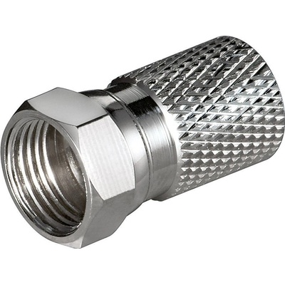 Goobay Skrutkovací F konektor 8,2 mm, medený-poniklovaný