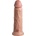 Pipedream King Cock Elite 8" Silicone Dual Density Cock Light