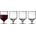 LyngbyGlas Чаши за вино Palermo Gold 300 мл 4 бр (12058)