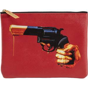 Seletti Чантичка TOILETPAPER REVOLVER 21 x 15, 5 cm, червенa, Seletti (SLT02536)