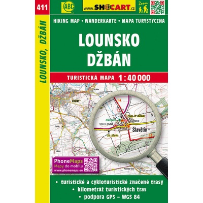 Turistická mapa Lounsko