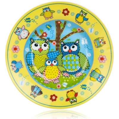 Banquet Talíř dětský keramika OWLS 20 cm