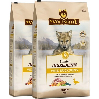 Wolfsblut Limited Ingredients Puppy Wild Duck 2 x 9 kg