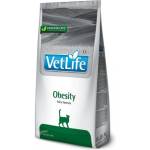 Farmina Vet Life Obesity - пълноценна диетична храна за котки за намаляване на наднормено тегло - 0, 4 кг, Италия - PVT004002S