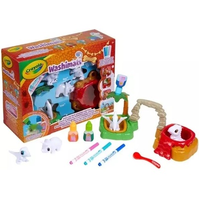 Crayola Комплект за игра Crayola Washimals: Остров на динозаврите (74-7459)