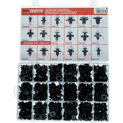 EPCRC78 Upevňovací klipy, spony do auta - Japonská auta 308 ks – Zboží Dáma