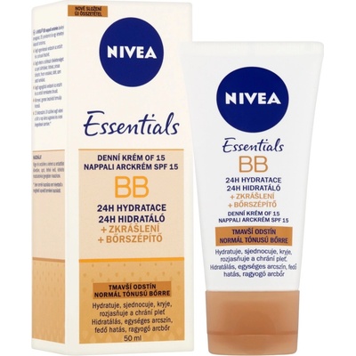 Nivea BB Cream 5in1 Beautifying Moisturizer SPF10 hydratačný bb krém Medium To Dark 50 ml