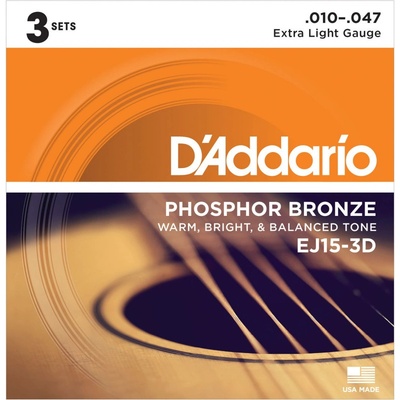 D'addario EJ15-3D