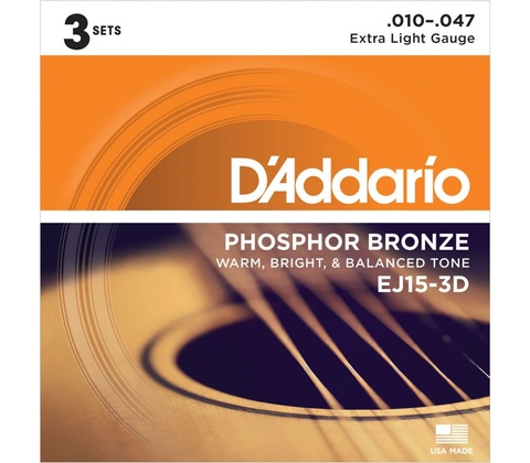 D'addario EJ15-3D