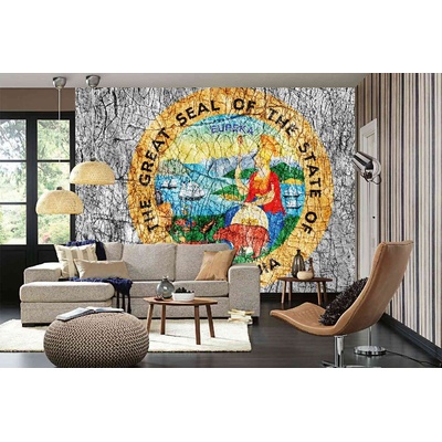 DIMEX ART Самозалепваща се флизелинова фототапета тюлен на калифорния 375 x 250 см