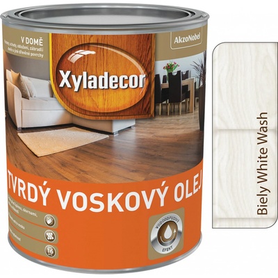 Xyladecor tvrdý voskový olej 0,75 l Biely