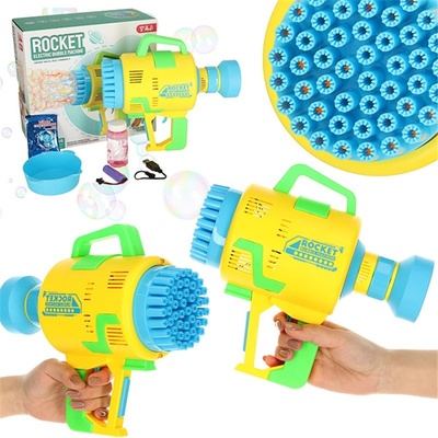 SOLEX Hračka bublifuk ROCKET BUBBLE GUN stroj na výrobu bublín