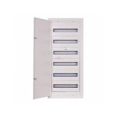 Modular switchgear 6x18 flush-mounted IP31 with lock RAL 9003 RPSM 108 Z (6X18) P108-6-18-20