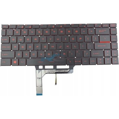 Klávesnice MSI GF63 THIN 9RCX / LED RED