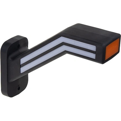 Poziční LED (tykadlo) gumové levé červeno, bílo, oranžové, 12 - 24V,ECE, TRL190L