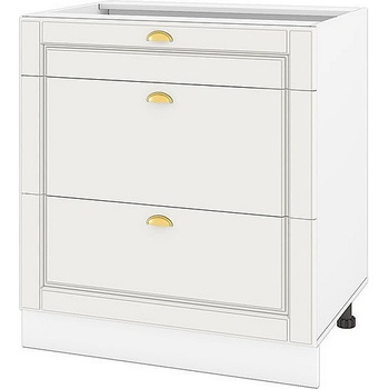 ИРИМ Долен кухненски шкаф Сити БФ-Бяло мат-09-120 80 см