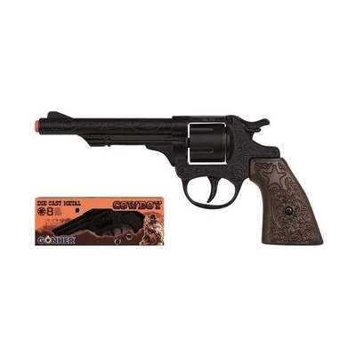 Kovbojský kovový revolver GONHER na 8 ran