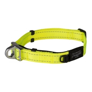 Rogz Safety Collar Quick Release Magnetic Collar Medium -Магнитен светлоотразителен нашийник за кучета 27 - 39 см. / 16 мм. жълт
