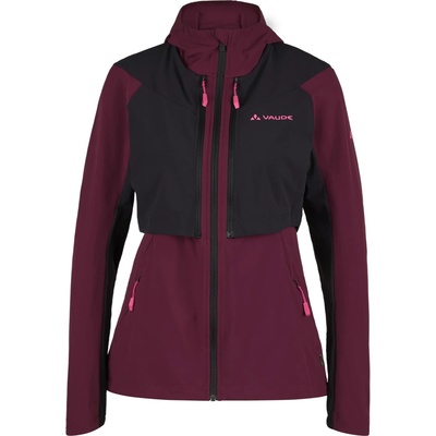 Vaude Дамско ветрозащитно яке за колоездене Vaude Women's Moab Zip Off Jacket Cycling jacket - Cassis - размер 40 (EU) (151-0431-0413)