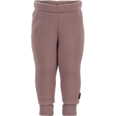 Mikk-Line detské vlnené merino nohavice 50004 Twilight mauve
