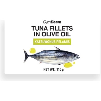 GymBeam Филета от риба тон в зехтин 110 g