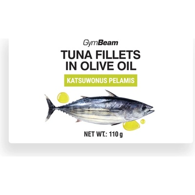 GymBeam Филета от риба тон в зехтин 110 g