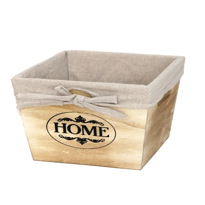 Horecano CN-Дървена кутия за съхранение 23х23х14cm Размер L (ZM21-2ZF) (0193724)