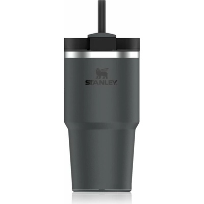 Stanley Quencher H2.O FlowState™ Tumbler tumbler z nehrdzavejúcej ocele s rúrkou malý Black 2.0 600 ml