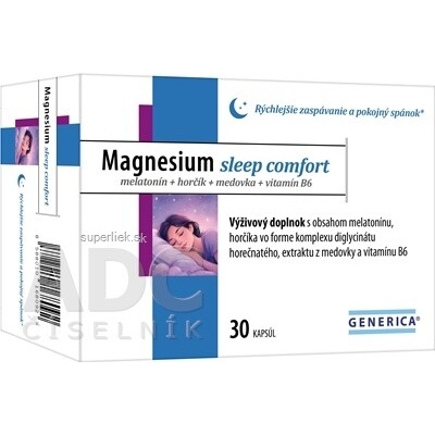 GENERICA Magnesium sleep comfort kapsúl 30 ks