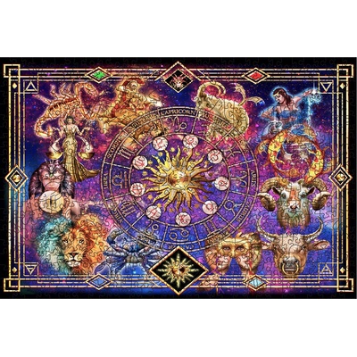 Wooden City Дървен пъзел Wooden City, 505 части - Зодиак (NB 505-0134-L)