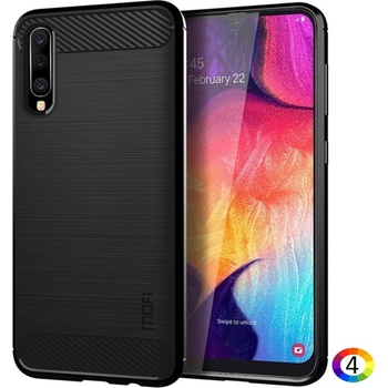 Samsung Galaxy A50/A50s/A30s Удароустойчив MOFI Carbon Fiber Калъф и Протектор