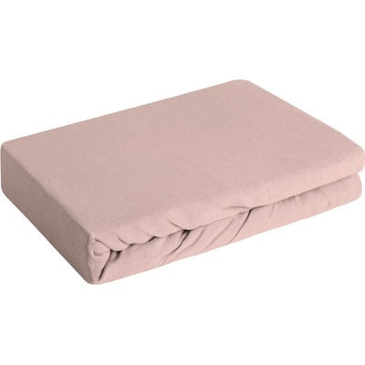 Eurofirany jersey prostěradlo jersey3 pudrové 180x200