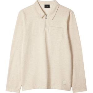 Paul Smith Men's 1/4 Zip Fleece - White 02