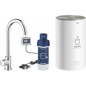 GROHE Кухненски смесител Grohe Red Mono тип C хром и бойлер размер M (30085001)