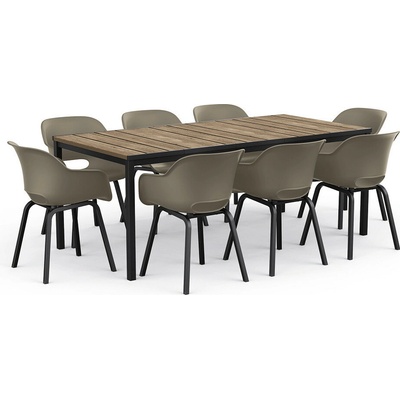 Keter Porto 200 aswhood black steel