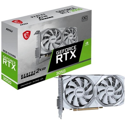 MSI GeForce RTX 3050 VENTUS 2X XS OC WHITE 8GB GDDR6 128bit