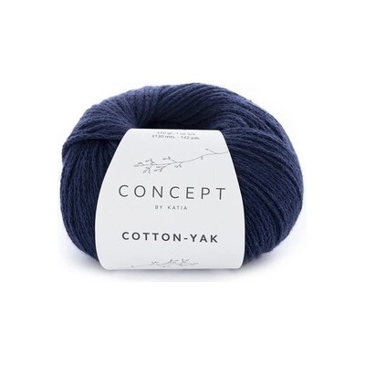 COTTON-YAK Katia Farby COTTON-YAK: 115 tmavá modrá