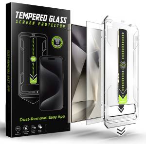 Techsuit Протектор за Samsung Galaxy S24 Ultra - Techsuit - [Съвместим с отключване с пръстов отпечатък] TitanGlass CrystalHD - Прозрачен