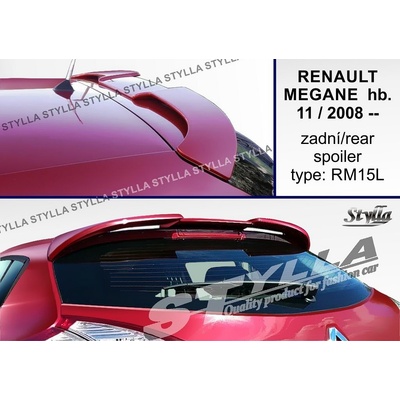 Spoiler zadných dverí horný Renault Megane III 2008-2016
