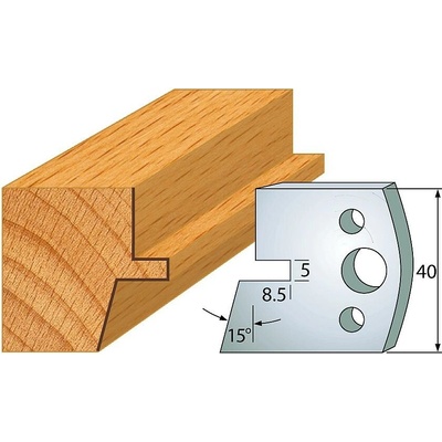 IGM Professional IGM Profil 085 - pár nožov 40x4mm SP F026-085