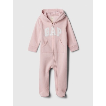 GAP Бебешки гащеризон с лого GAP GAP | Rozov | Момичешки | 50-62