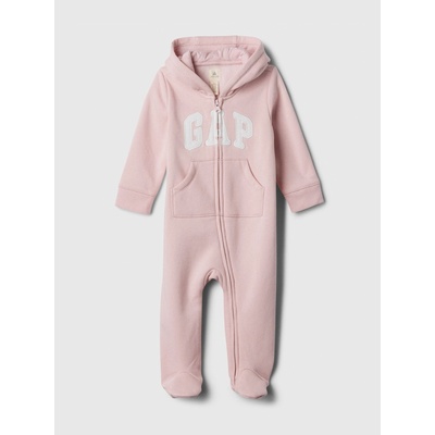 GAP Бебешки гащеризон с лого GAP GAP | Rozov | Момичешки | 50-62
