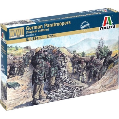 Italeri Nemeckí výsadkári v tropických uniformách WWII 1:72